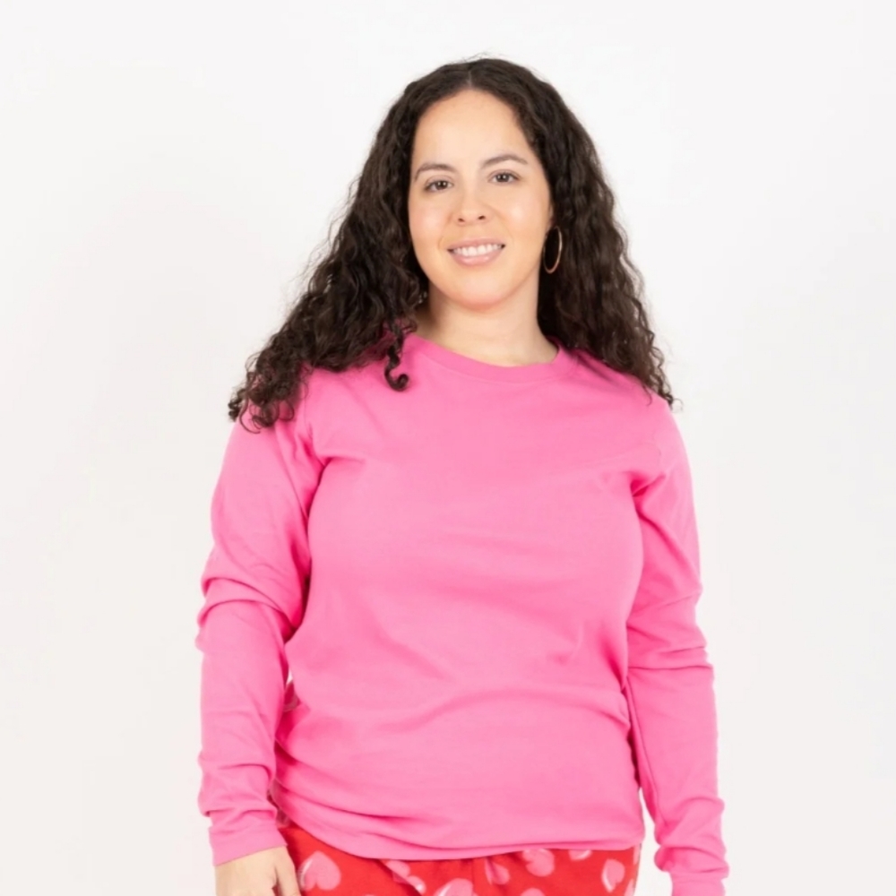 Leveret Fleece Lined Sleep Top
